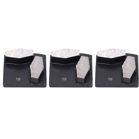 3 Pièces Chaussures Diamantées à Dents Rhomboïdales Agressives pour Béton et Pierre 16 (1/5)