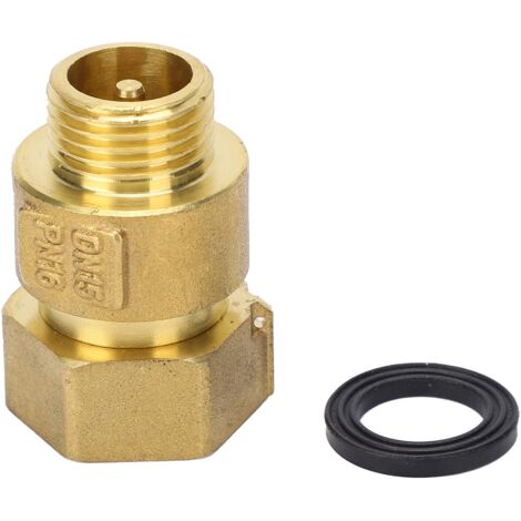 Clapet Anti-Retour en Laiton 1‑Voie pour Compteur d'Eau Basse Vitesse DN15x20 (1/5)