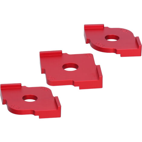 3Pcs Gabarit d'Angle Arrondi en Alliage pour Travail du Bois, Jig de Rayon pour Routeur, Accessoire de Menuiserie (1/5)