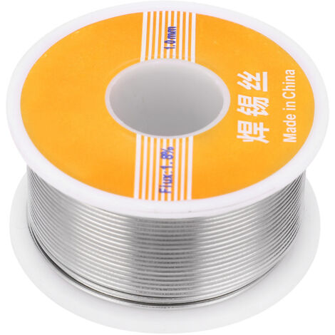 Fil à souder 63-37 avec âme de colophane 1.8%, outils de soudure électrique, diamètre 1.0mm, 105g