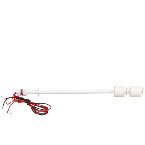 Interrupteur à flotteur en plastique pour détection de niveau liquide, alarme et contrôleur avec barre de connexion 250mm (1/5)