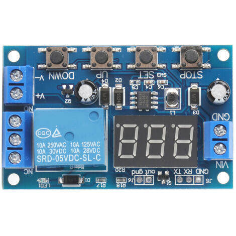 Module de Protection Charge/Décharge Batterie avec Voltmètre Intégré - Contre Surtension et Sous-tension (1/5)