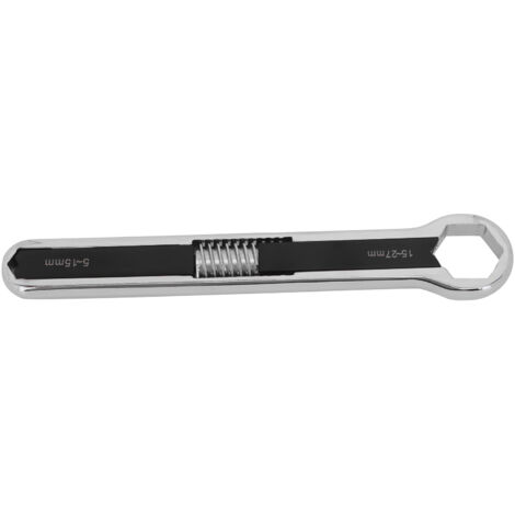 Clé à molette polyvalente en acier allié, outil à main robuste pour bricolage et serrage. (1/5)