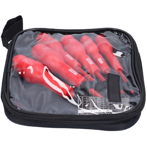 Tournevis Magnétique 6Pcs avec Embouts Isolés pour Réparations Électriques (1/5)