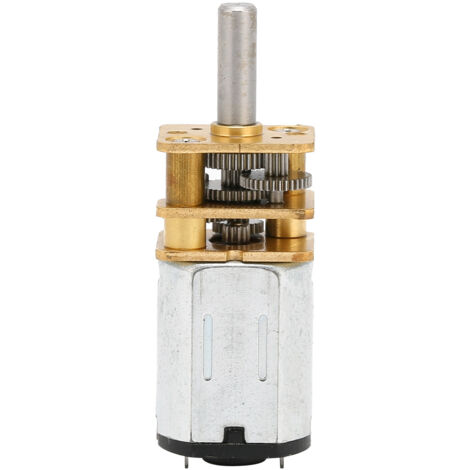 Moteur Réducteur DC 12V 400RPM avec Arbre 3x10mm pour Robot et Projets DIY (1/5)