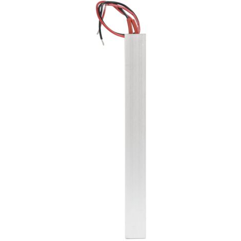 Plaque chauffante PTC en céramique aluminium 200x21x5mm, chauffage à température constante 230°C, isolée pour 220V AC. (1/5)