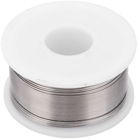 Fil d'étain à souder 1,8% colophane 105g pour soudure électrique 0,6mm diamètre 63/37