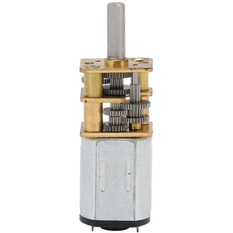 Moteur Réducteur DC 6V 12FN20 10RPM avec Arbre 3x10mm pour Robotique et Modélisme (1/5)