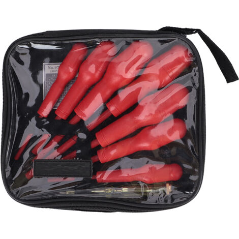 Ensemble de 8 Tournevis Isolés Magnétiques pour Électriciens - Kit de Réparation Extérieur 9701 (1/5)