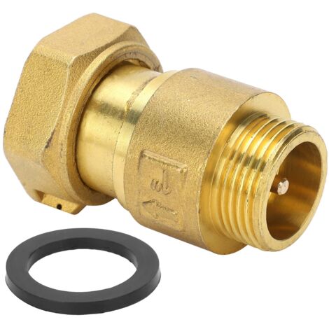 Clapet Anti-Retour à Bille DN25 x 32 Laiton pour Compteur d'Eau (1/5)