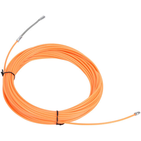 Tire-fil pour câbles, outil de tirage de fils à travers les murs, 30 mètres orange, accessoire électricien (1/5)