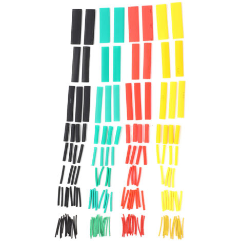 164 Pièces de Tubes Rétractables Multicolores pour Isolation et Protection Électrique (1/5)
