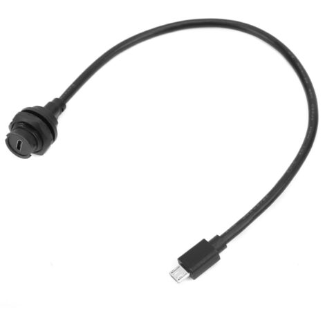 Connecteur USB Étanche IP68 Micro USB Mâle/Femelle avec Câble et Douille E10MCBFF/MCAM (1 mètre) (1/5)