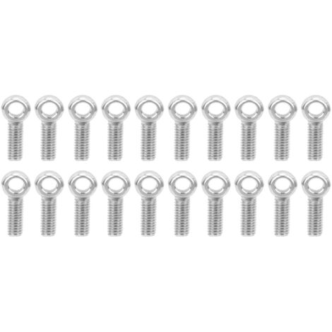 20 Pièces Boulons à Œillet de Levage Acier Inoxydable 304 Anticorrosion pour Machinerie Lourde M6 (1/5)