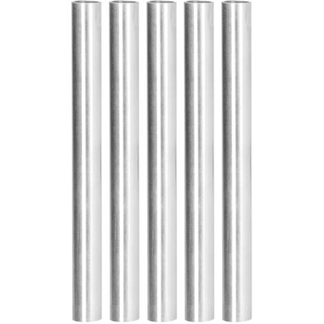 5 Pièces Manchon de Soutien en Tube Aluminium Creux 150mm pour Arbre Droit - 6100‑1214‑0150 (1/5)