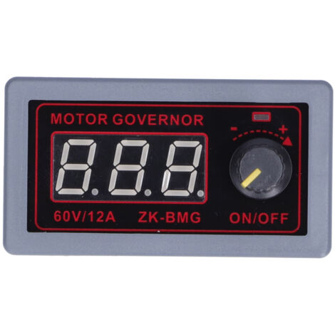 Contrôleur de Vitesse Numérique DC 60V 12A 500W pour Moteurs Électriques et Automatisation (1/5)