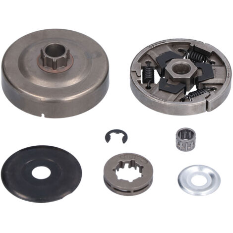 Kit d'embrayage complet avec pignon, couvercle, rondelle et roulement pour tronçonneuse STIHL 3/8" - 7 (1/5)