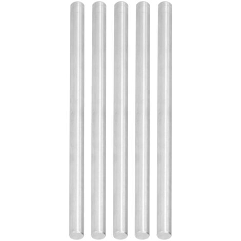 5 Tiges en Acier Inoxydable Droites Rondes de 8mm pour Robot DIY et Projets Mécaniques (1/5)