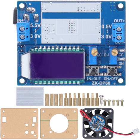 Module d'alimentation réglable avec ventilateur et boîtier acrylique pour contrôle mécanique électronique (1/5)