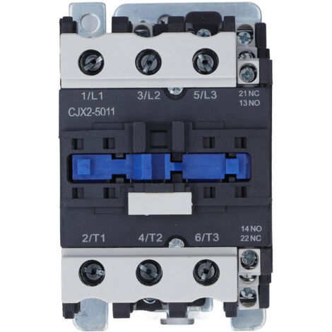 Contacteur AC 220V 50A, Haute Conductivité et Ignifuge pour Distribution Électrique Industrielle