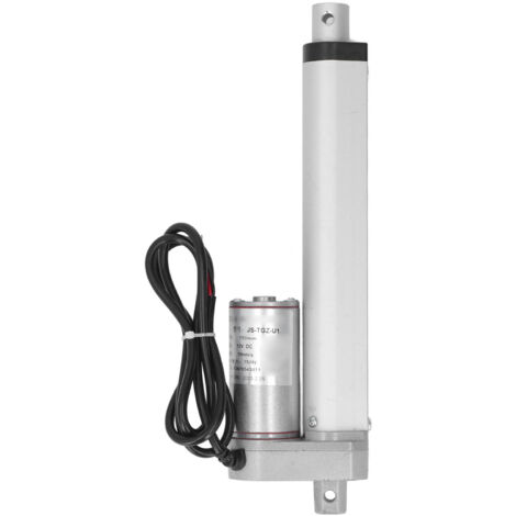 Actionneur Linéaire Électrique 12VDC 750N Course 150mm pour Système de Levage Blanc (1/5)