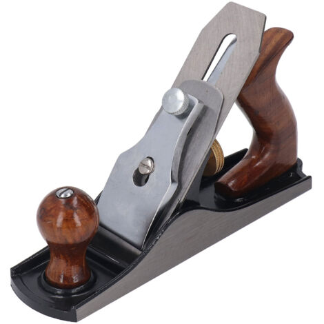 Rabot à Main avec Lame Aiguisée et Base Lisse, Poignée Ergonomique pour un Travail du Bois Précis - Outil de Rabotage Manuel Compact (1/5)