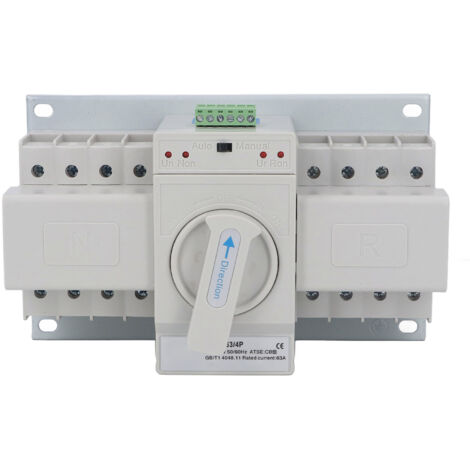 Interrupteur de Transfert Automatique Mini Double Alimentation 4P ATS pour Générateur 400V 50/60Hz (1/5)