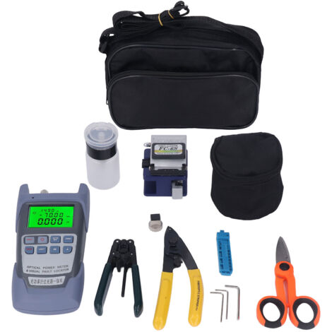 Kit de Terminaison Fibre Optique avec Testeur de Puissance et Coupe-Fibre Multifonction (1/5)