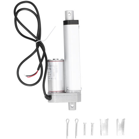 Actionneur Linéaire en Alliage d'Aluminium avec Support de Fixation, Poussée Max 750N 12V DC (1/5)