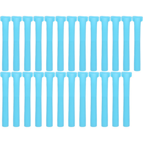 25 pièces / Sac Embouts d'Aspiration Dentaire Forts Éjecteur de Salive Embouts de Soins Bucco-Dentaires 16mm (1/5)