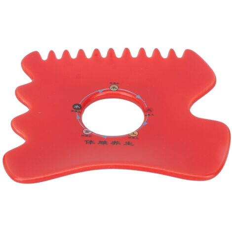 Plaque Gua Sha en Céramique pour Jambes et Dos - Améliore la Circulation avec Différents Bords (1/5)