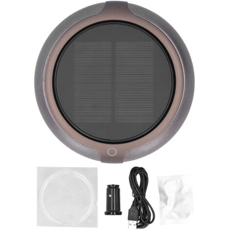 Purificateur d'Air Solaire pour Voiture et Maison - Élimine Formaldéhyde et Mauvaises Odeurs avec Fonction Aromathérapie (1/5)