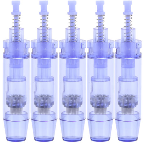 5 pièces 36 broches Aiguilles Micro-électriques pour Appareil de Soins de Beauté en Acier Inoxydable (1/5)