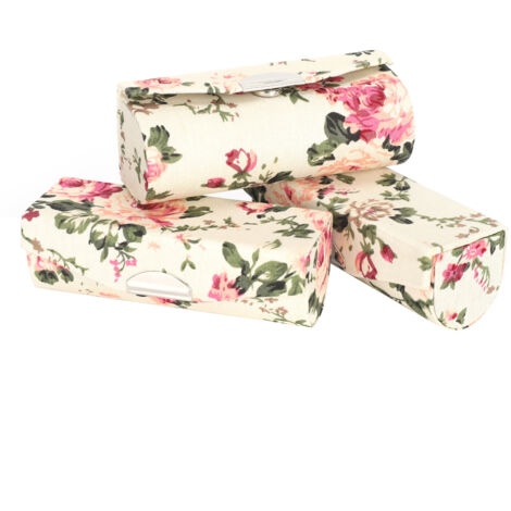 3 pièces Tubes à Rouge à Lèvres Vides DIY avec Motif Délicat pour Rangement Cosmétique (1/5)
