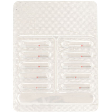 10 pièces Fraises Dentaires SR13F en Acier Inoxydable pour Pièce à Main à Grande Vitesse - Accessoires de Remplacement (1/5)