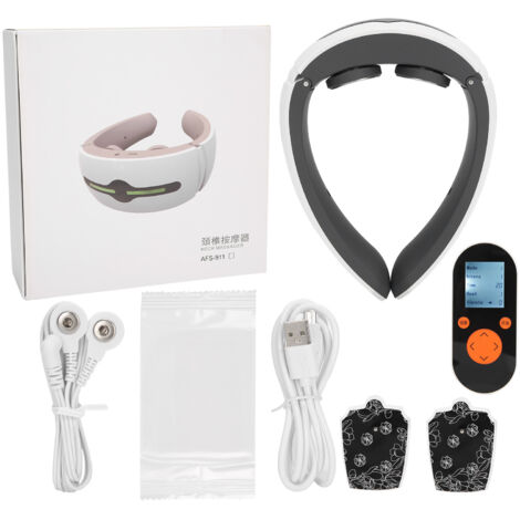 Massageur Cervical Électrique Rechargeable avec Fonction de Chauffage pour Soulagement des Douleurs au Cou (1/5)