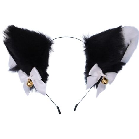 Bandeau Oreilles de Chat Cosplay Douces pour Fille, Accessoire Déguisement Mignon (1/5)