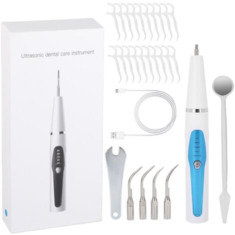 Détartreur Ultrasonique Portable pour Blanchiment Dentaire - Élimine Taches et Plaque Dentaire