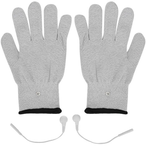 Gants de massage électrothérapie pour appareil TENS avec électrodes conductrices