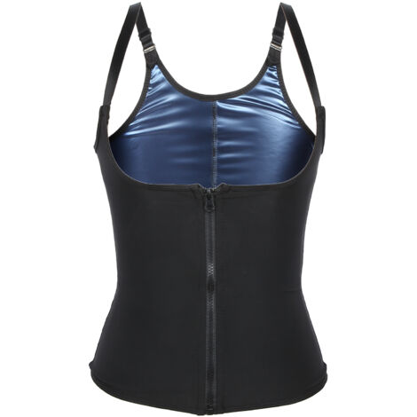 Veste de sport femme fitness respirante et élastique pour brûler les graisses et affiner la silhouette - Taille 2XL/3XL (1/5)