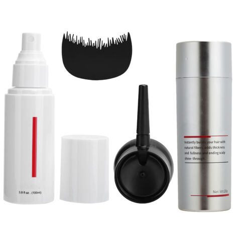 Kit de Fibres Épaississantes IMMETEE pour Cheveux Clairsemés - Renforce et Densifie la Chevelure - Peigne Inclus - Marron Clair Unisexe (1/5)