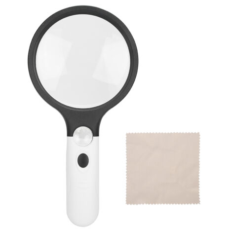 Lampe de poche loupe LED grossissante 2X30X, pour lecture et travaux de précision (1/5)
