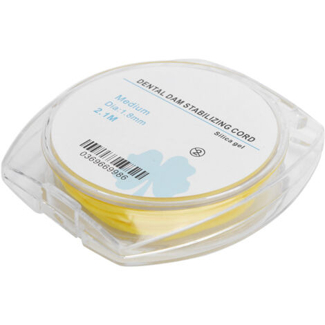Corde élastique stabilisatrice pour digue dentaire 2,1 m - Matériau souple pour soins dentaires (1/5)