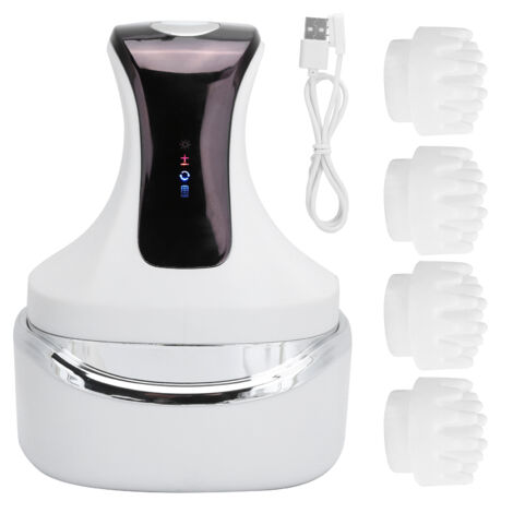 Masque de Massage pour le Cuir Chevelu Rechargeable, Appareil Électrique Anti-Stress avec Griffes (1/5)