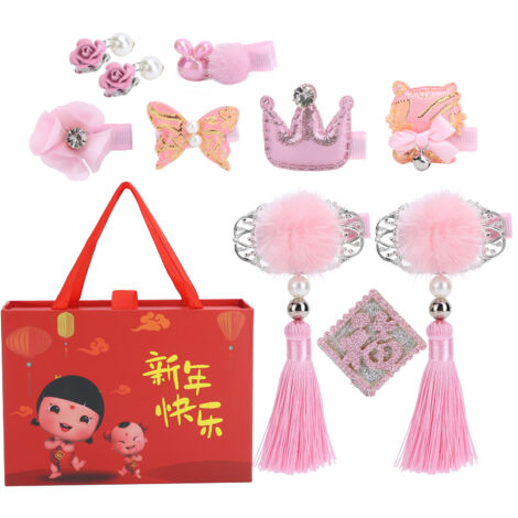Barrette pour Fille Style Chinois Accessoire Cheveux Enfant Nouvel An