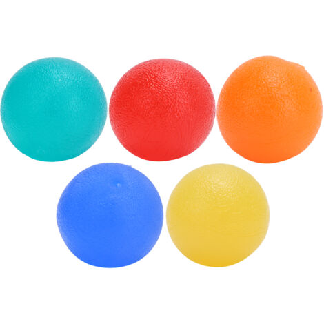 5 balles anti-stress pour les mains - Soulagement de l'arthrite et renforcement musculaire des doigts (1/5)