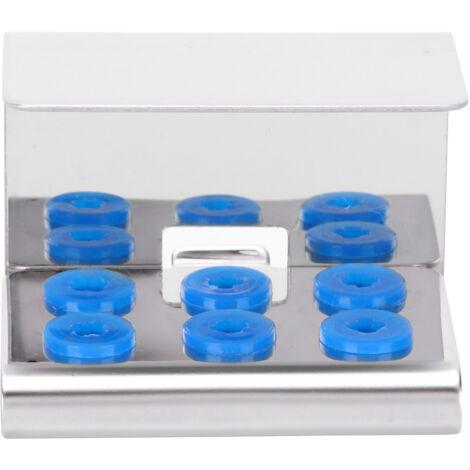 Porte-fût endodontique dentaire 6 trous, boîte de nettoyage silicone résistante à haute température (1/5)