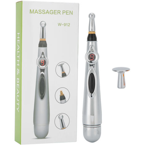 Stylo d'acupuncture électrique pour soulagement des points de douleur, stimulation des méridiens et thérapie de massage