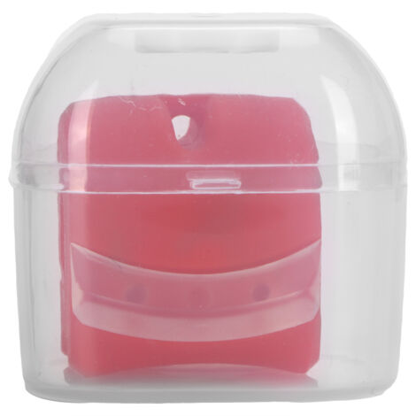 Boule d'entraînement pour les muscles masticateurs en silicone - Exercice de mâchoire portable avec boîte - SRed (1/5)