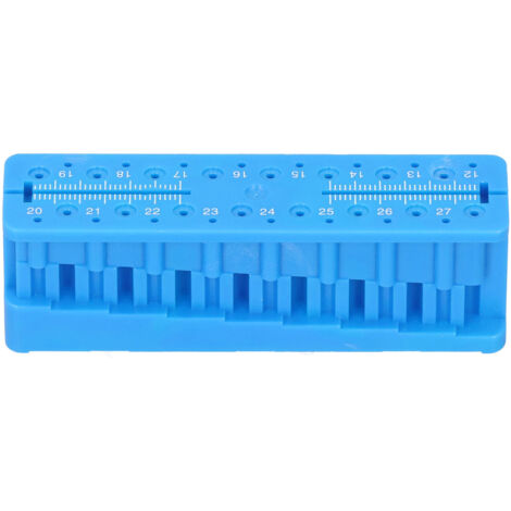 Support pour blocs de mesure endodontique, porte-règles et fichiers endo, étui de rangement dentaire (1/5)